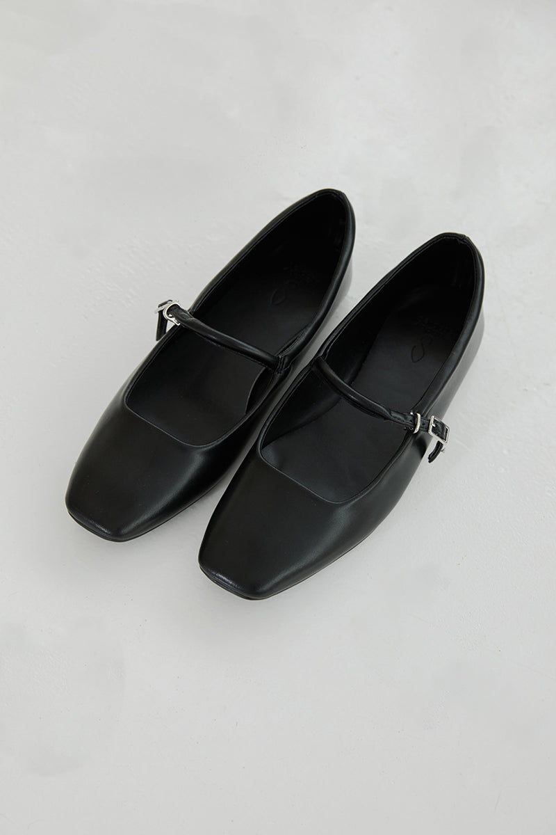 Adoria Maryjane Flats in Black - Image 6