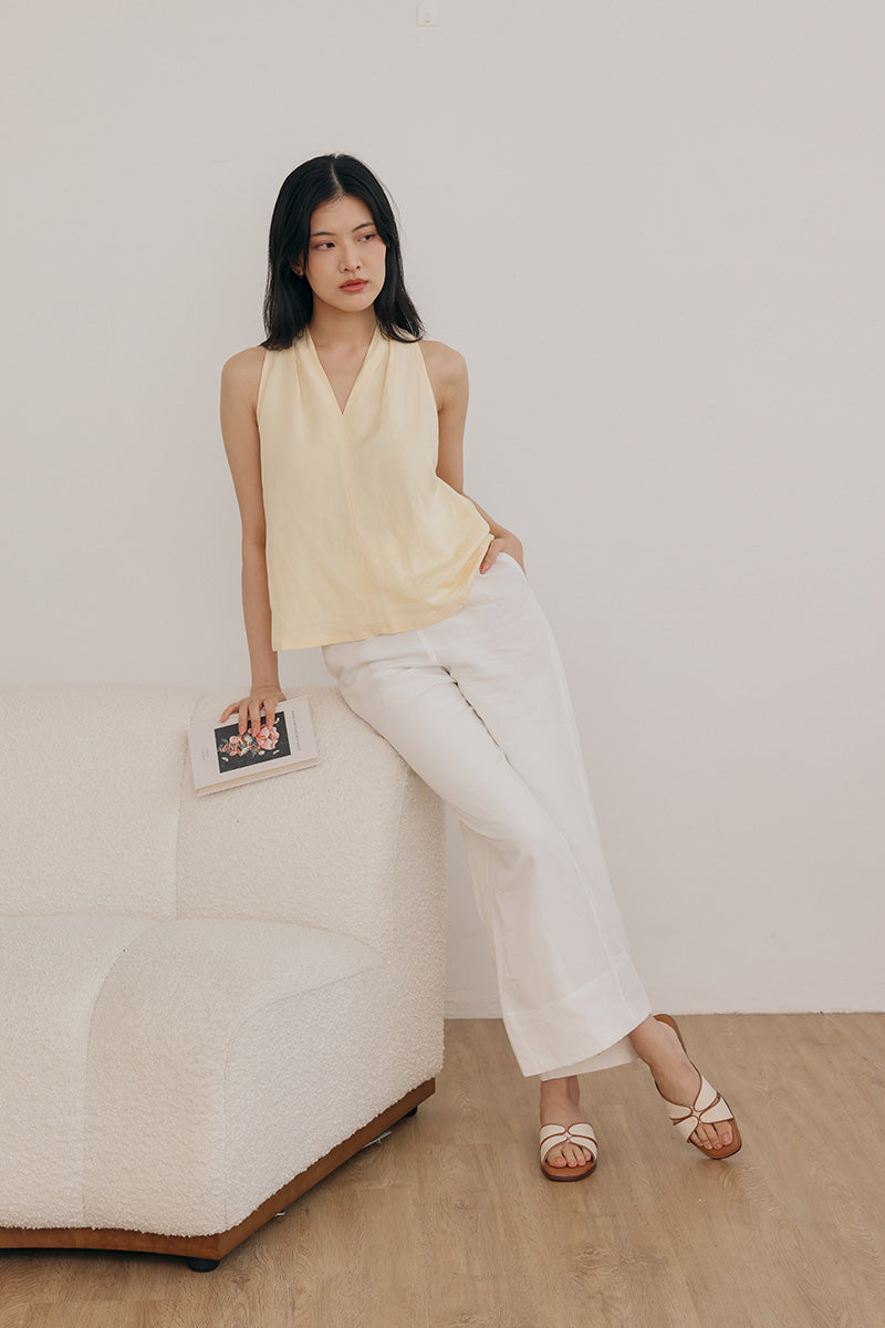 Celestia Contrast Sliders in Ivory Tan - Image 3