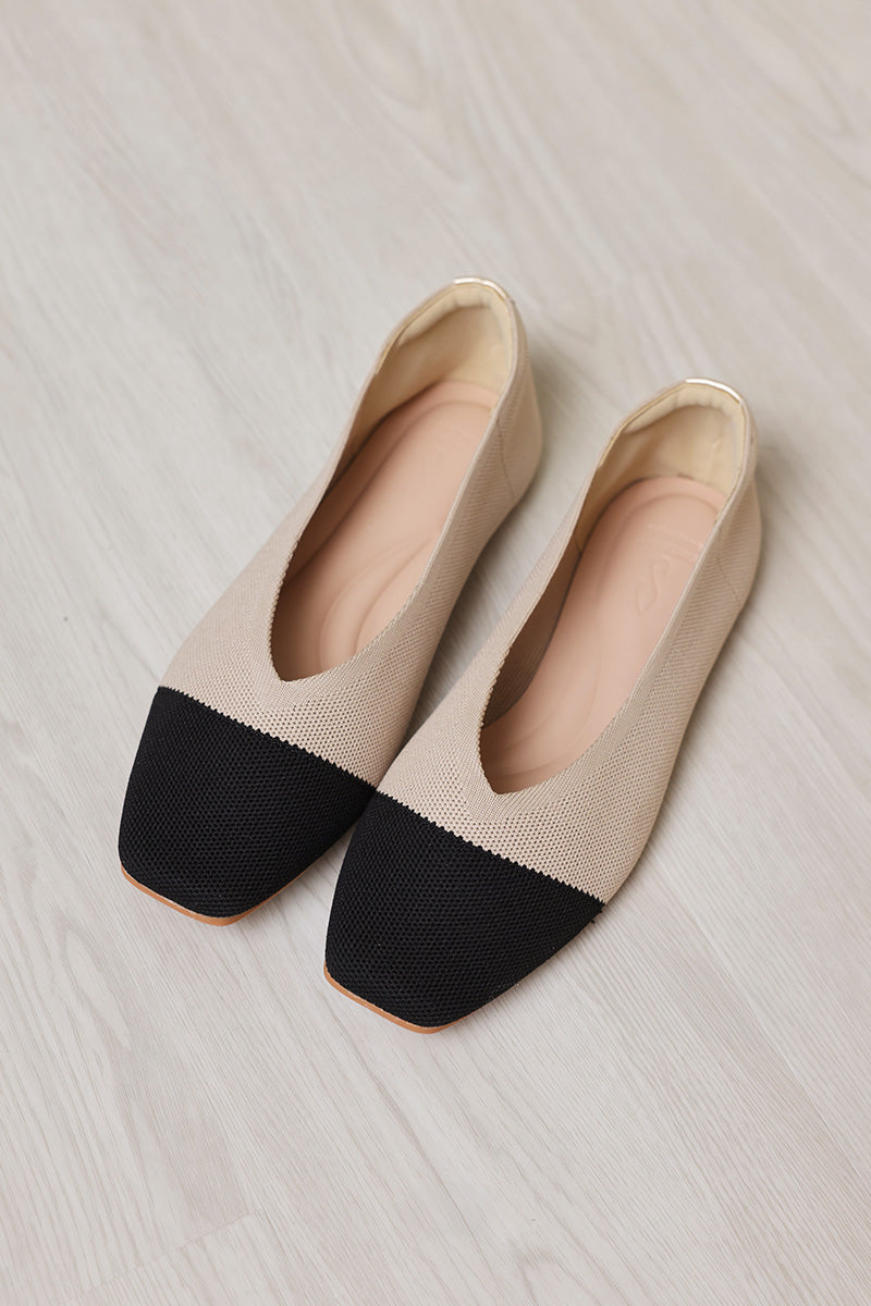 Coco Cloud Flyknit Flats in Nude - Image 6