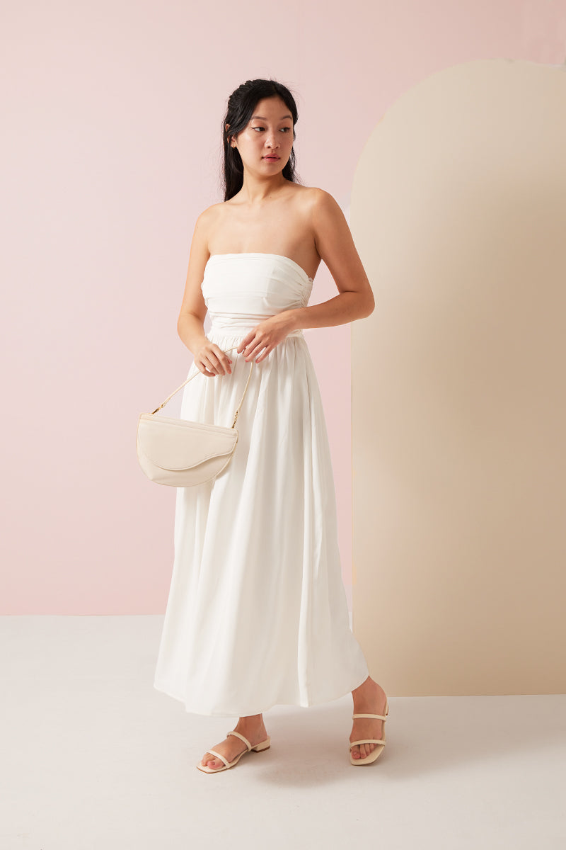 Sammie Strappy Sliders in Ivory - Image 4