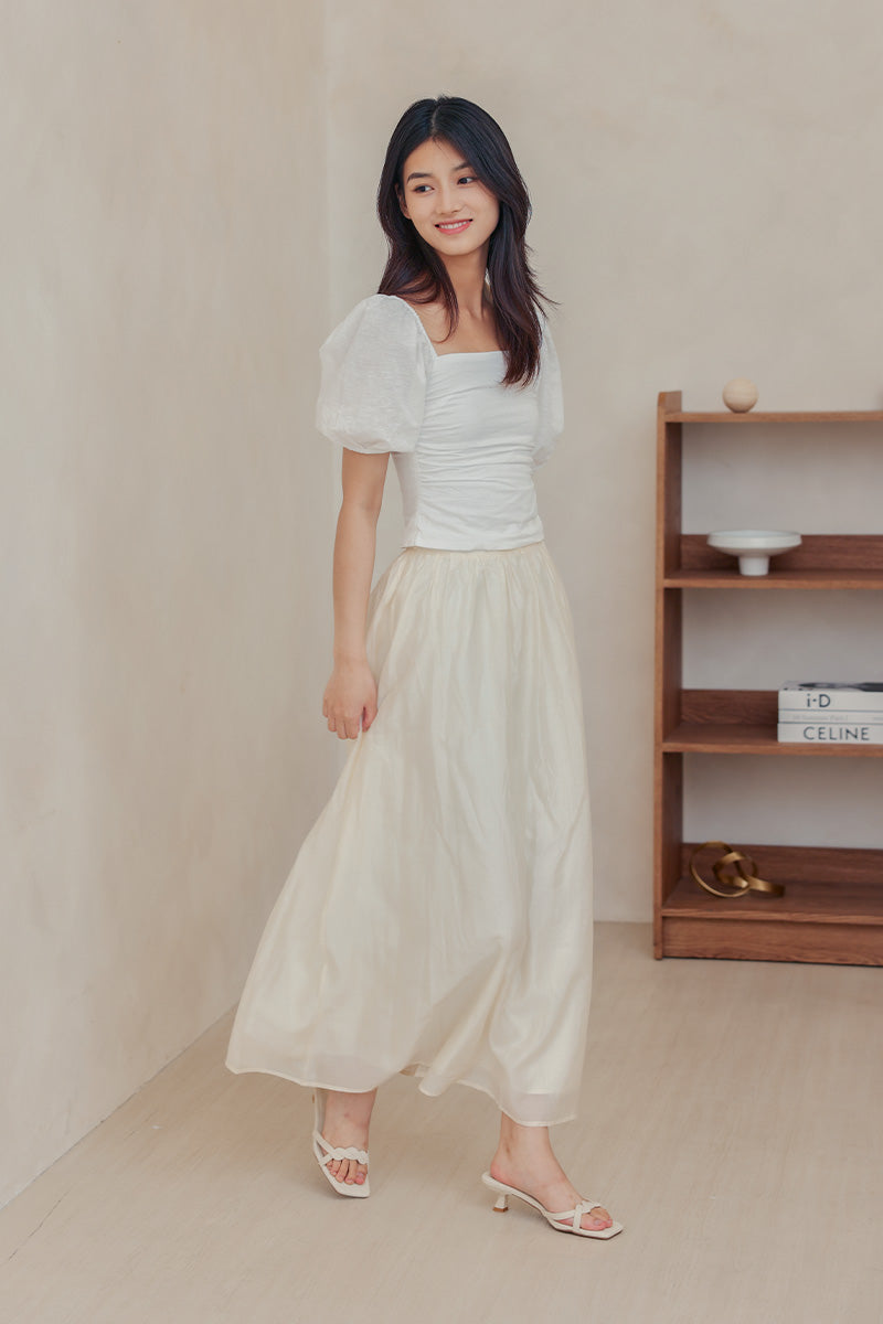 Elvaria Strappy Kitten Heels in Waterproof Linen - Image 2