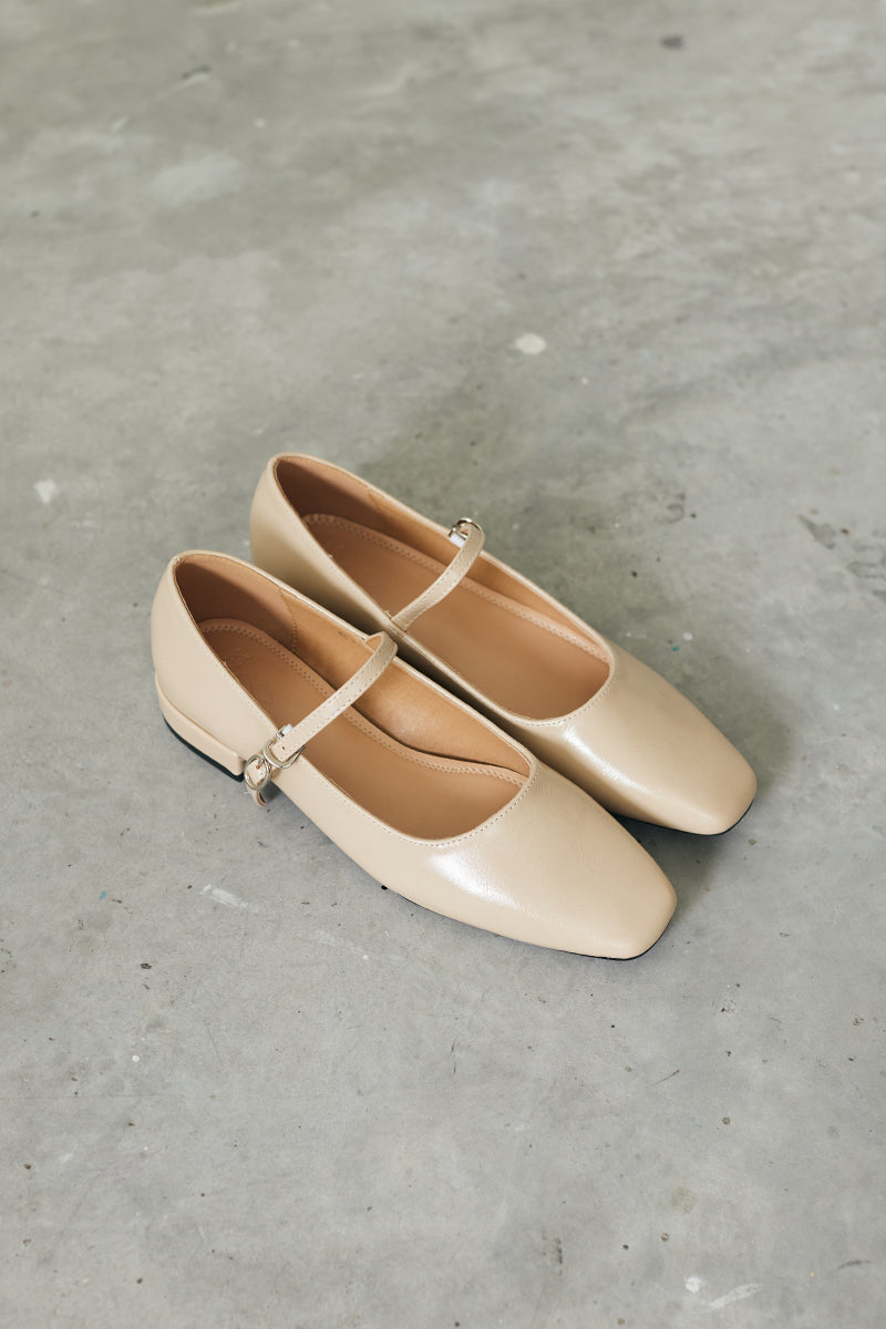 Emica Maryjane Flats in Nude