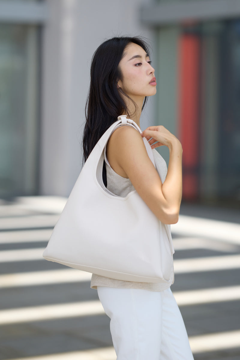 Fuji Hobo Bag in Snow - Image 3