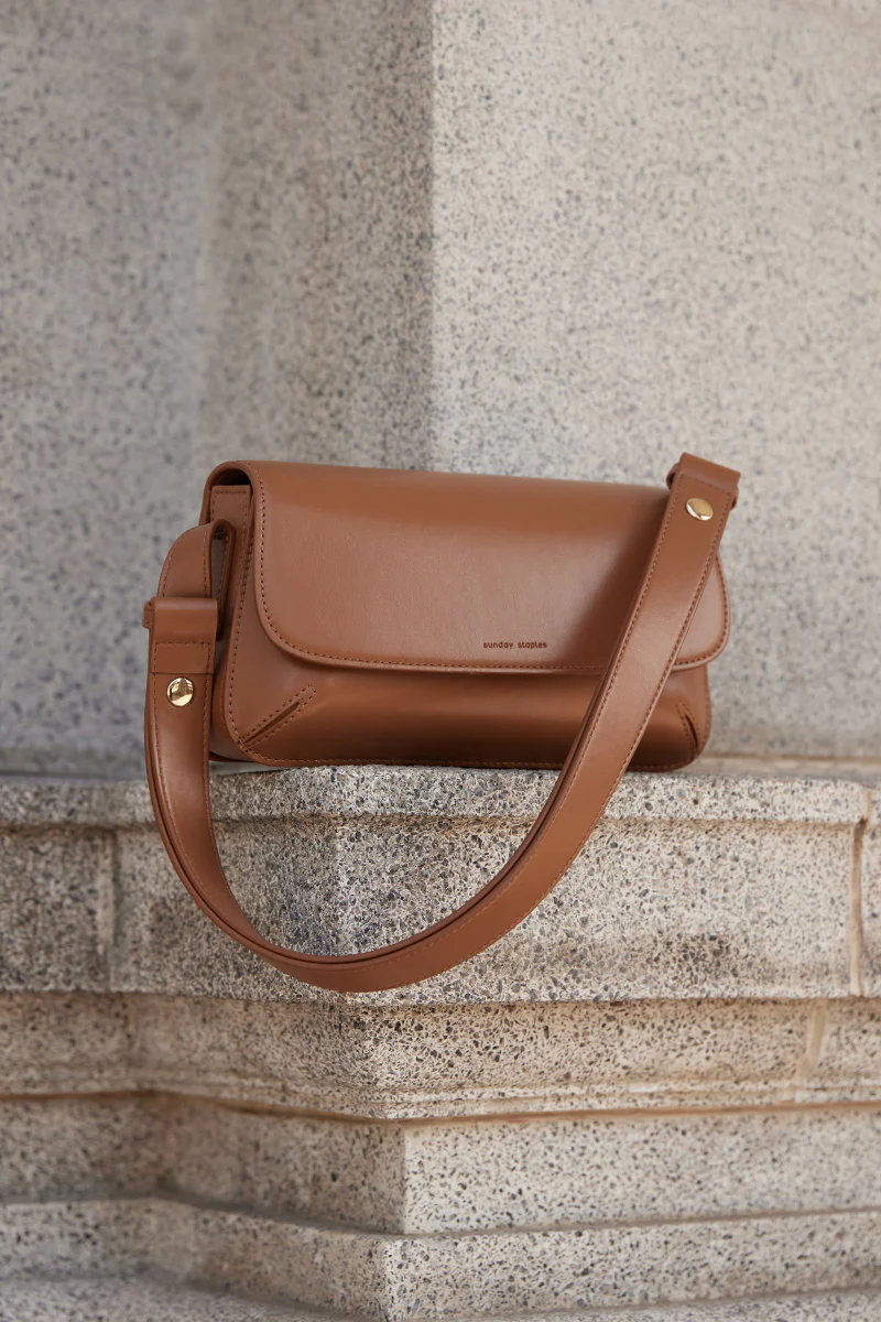 Gallery Box Bag in Camel - Image 5