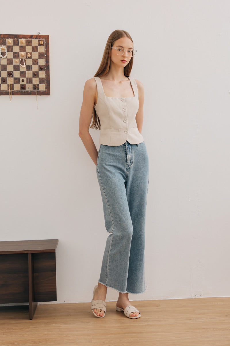 Giselle Interlocking Sliders in Nude - Image 2