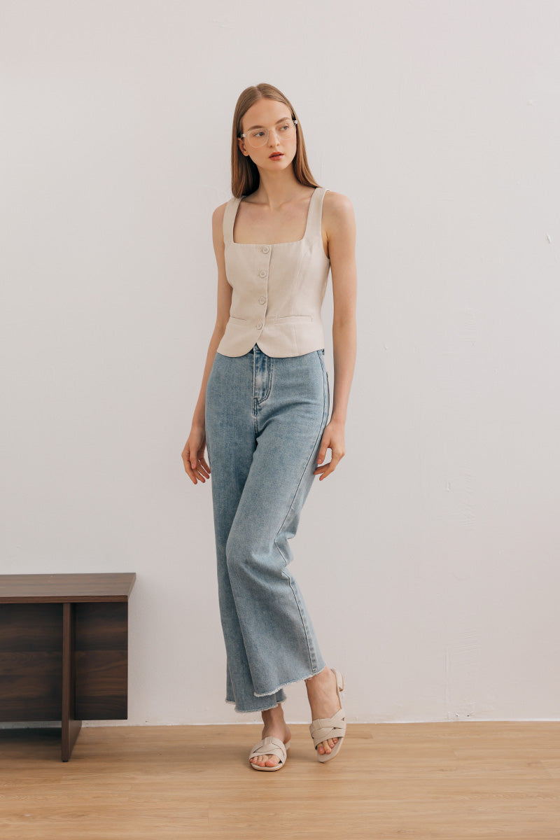Giselle Interlocking Sliders in Nude - Image 4