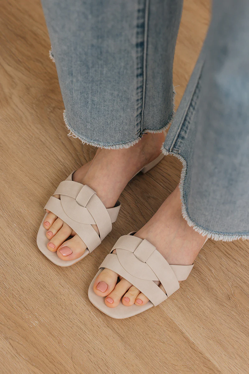 Giselle Interlocking Sliders in Nude - Image 6