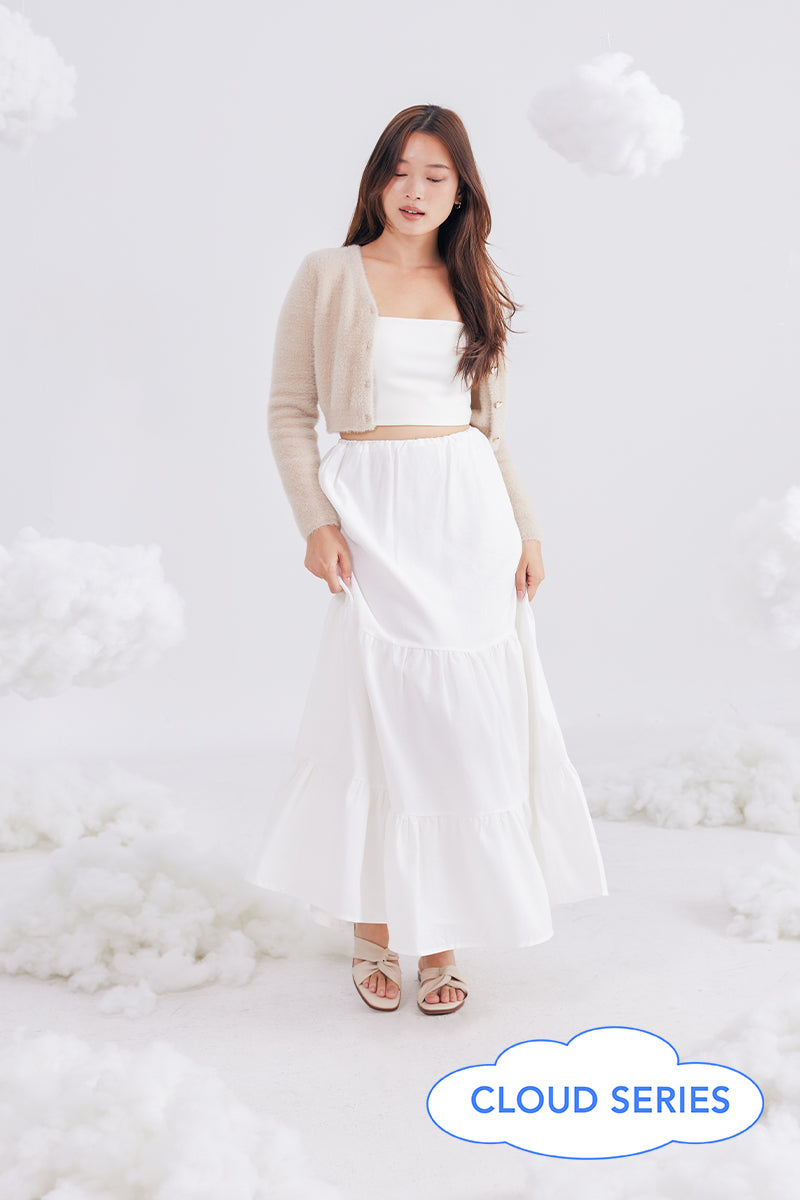 Jessa Cloud Sliders in Pale Nude - Image 3