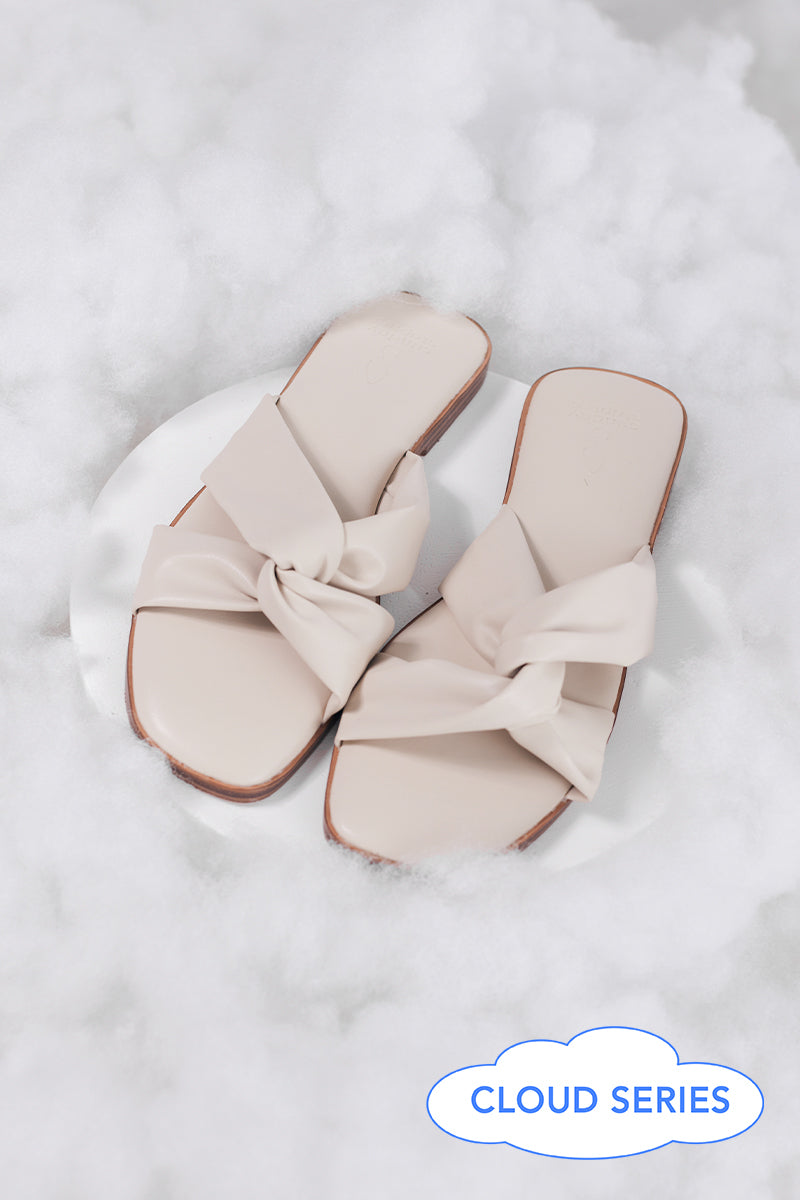 Jessa Cloud Sliders in Pale Nude - Image 6
