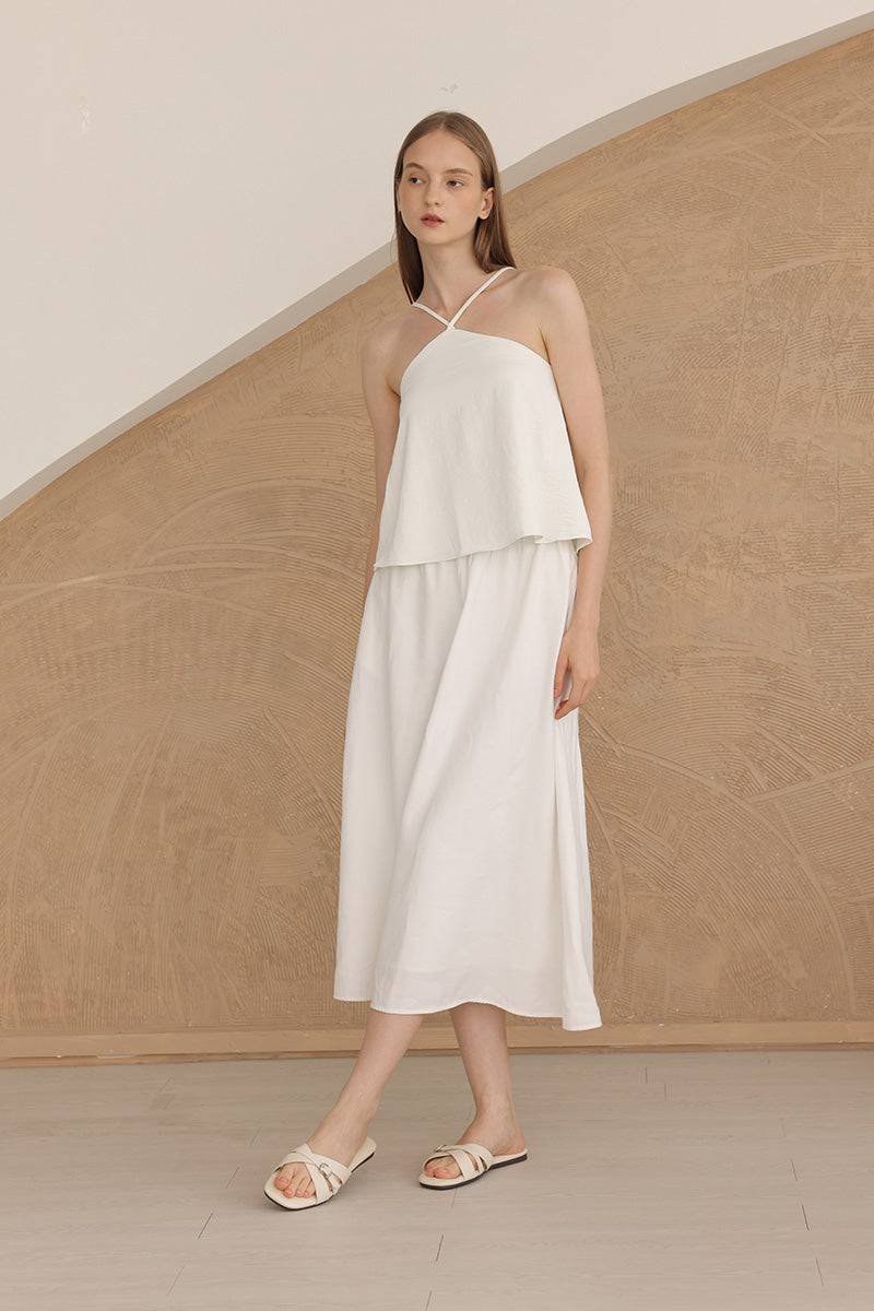 Junia Interlocking Sliders in Cream - Image 3