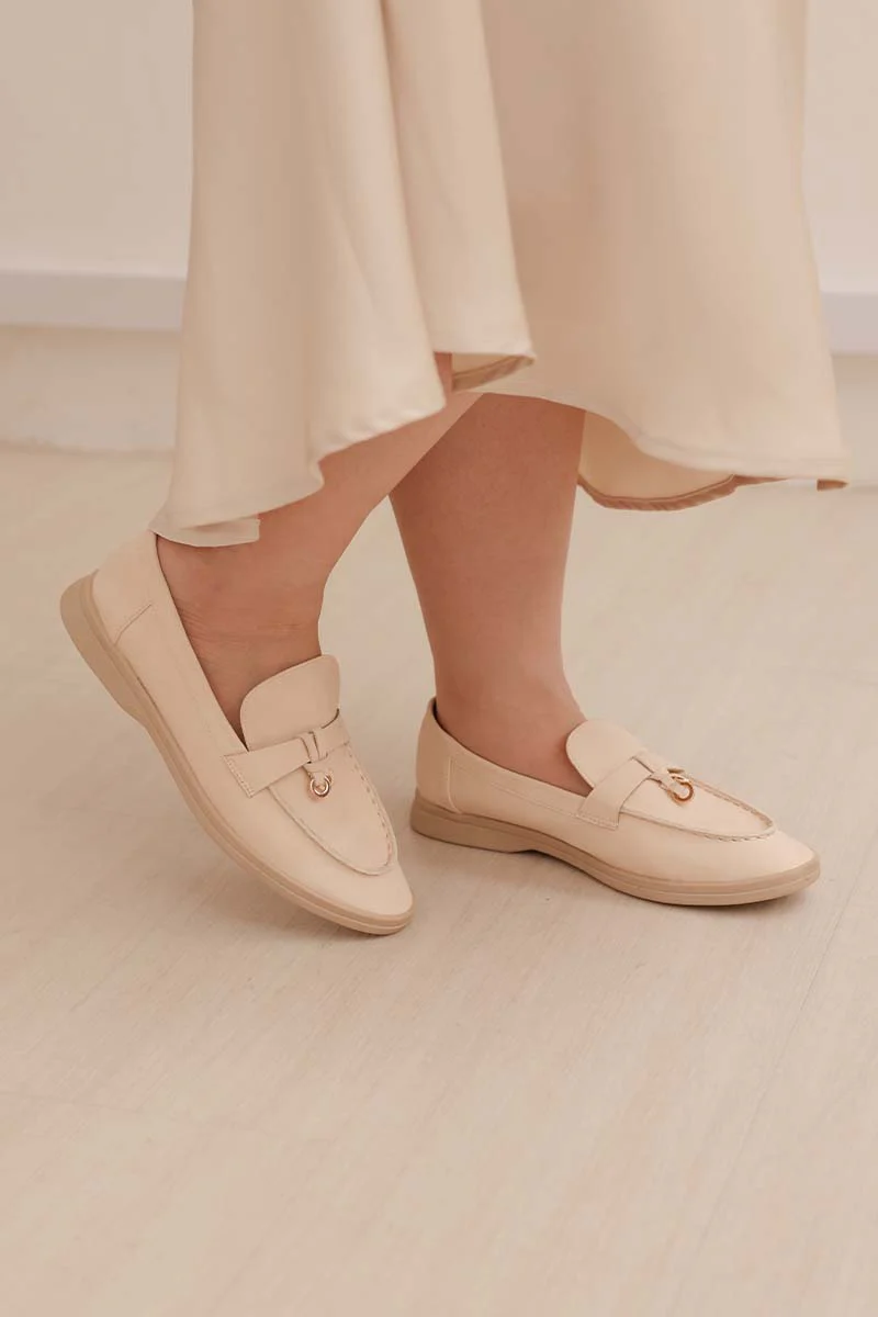 Kivo Loafers in Cream - Image 2
