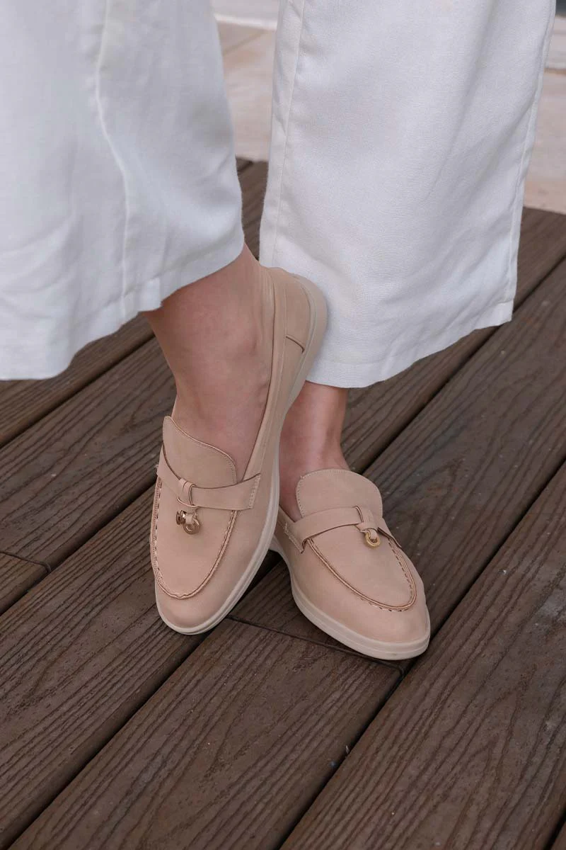 Kivo Loafers in Nude - Image 3