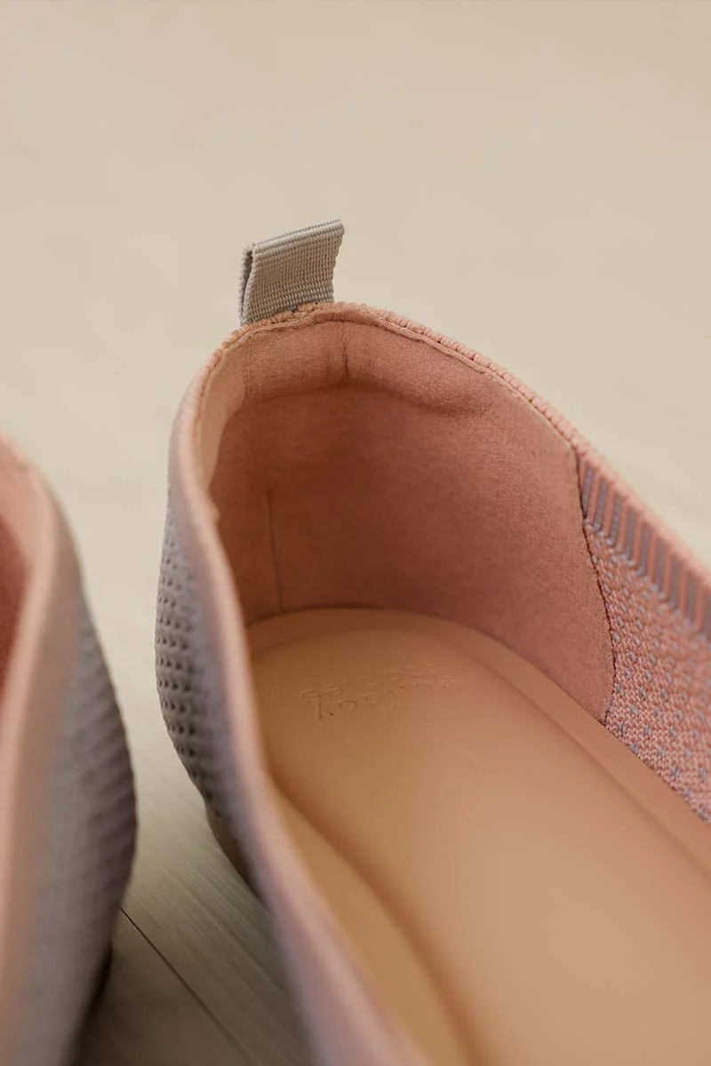 Koral Flyknit Flats in Dusty Blue and Pink - Image 5