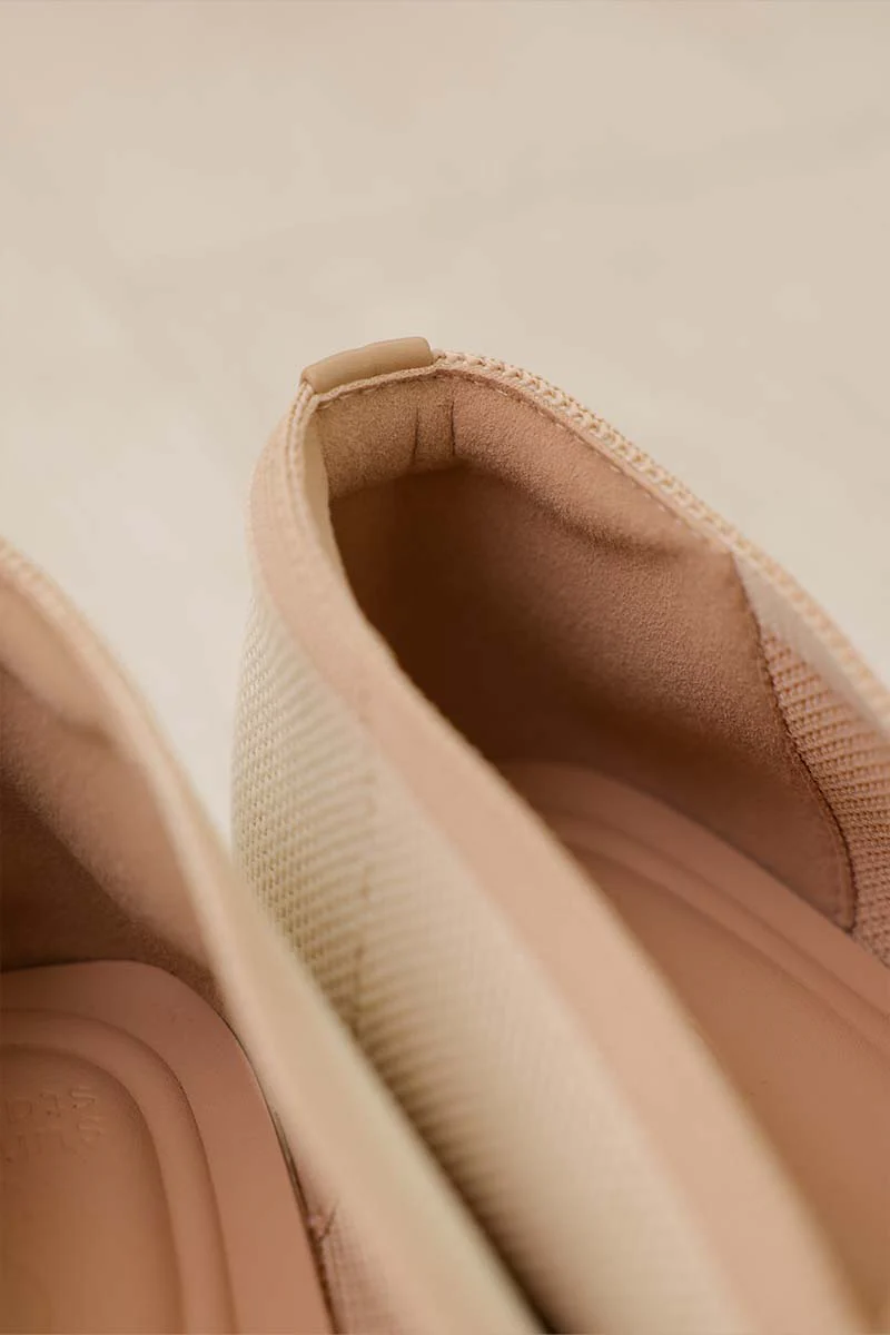 Kynn Flyknit Loafers in Nude - Image 5
