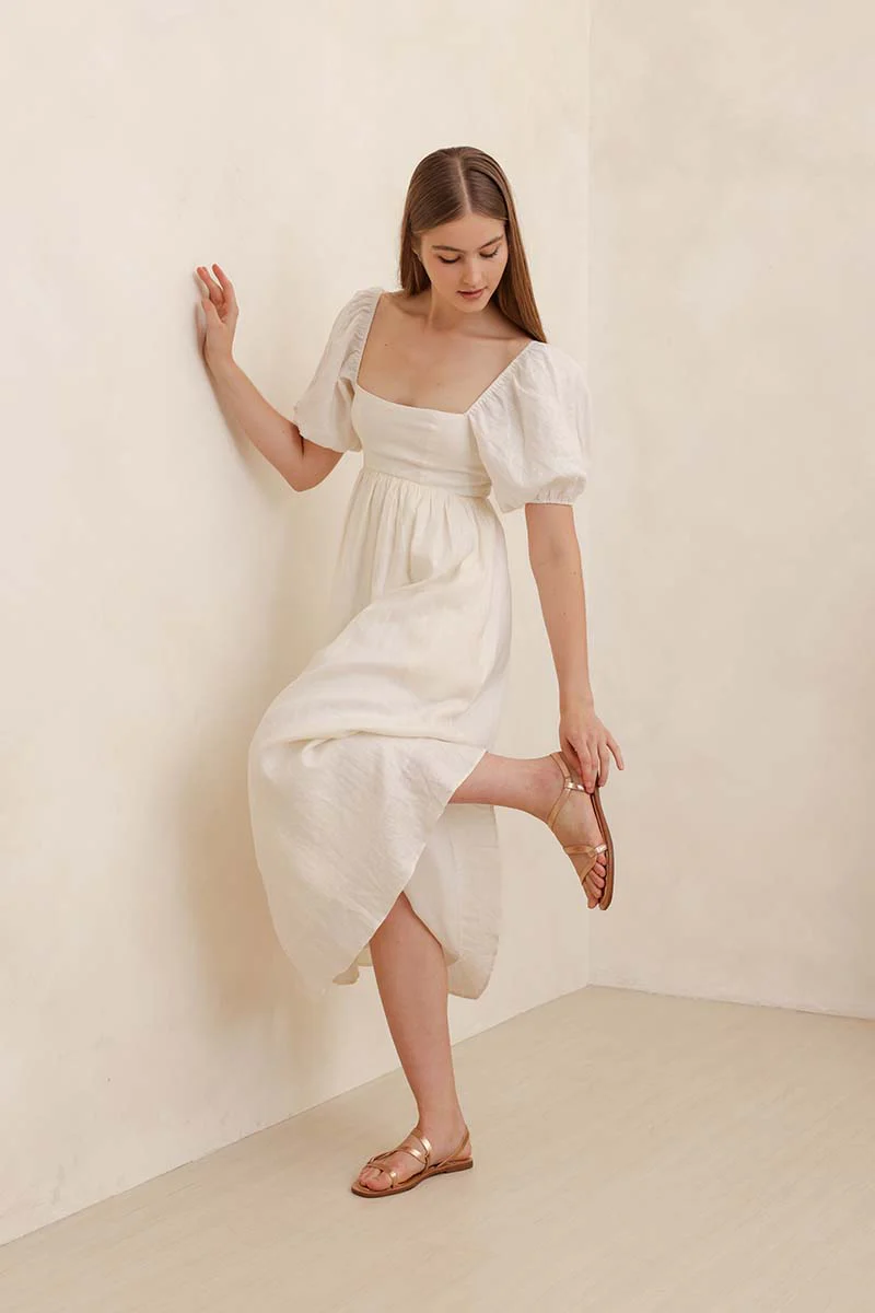 Léon Strappy Sandals in Rose Gold - Image 2