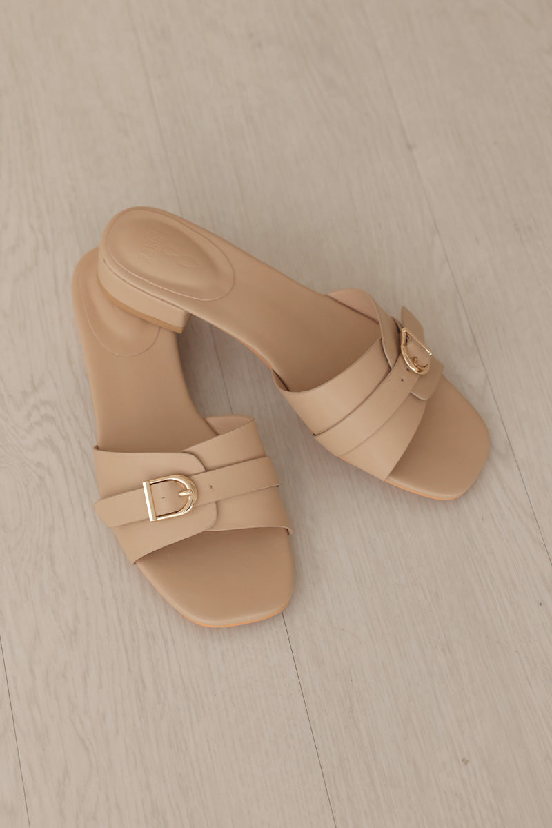 Liva Sliders in Nude - Image 6