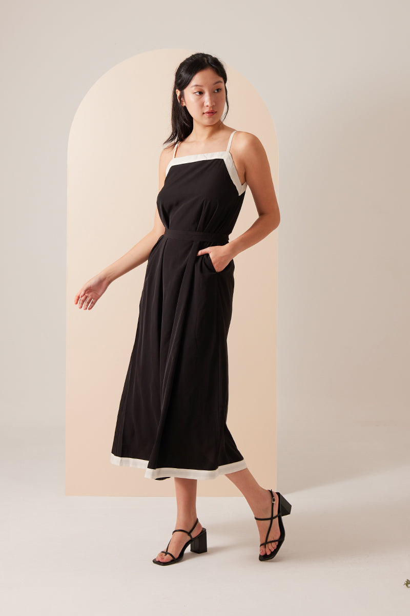 Mattea Strappy Sandals in Black - Image 3