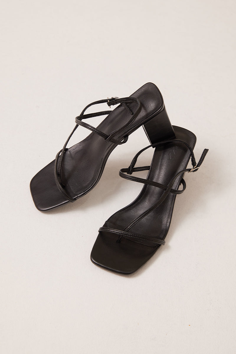 Mattea Strappy Sandals in Black - Image 5
