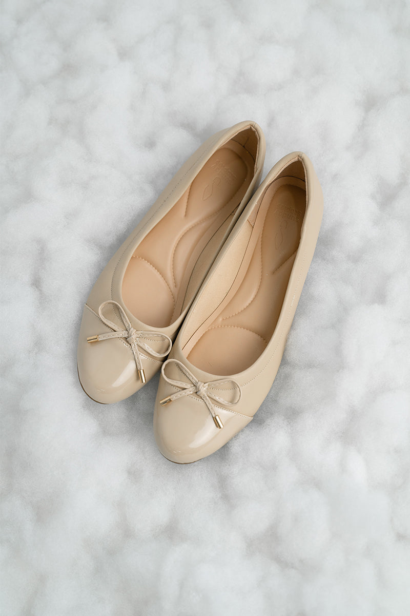 Megumi Ballet Cloud Flats in Nude - Image 6