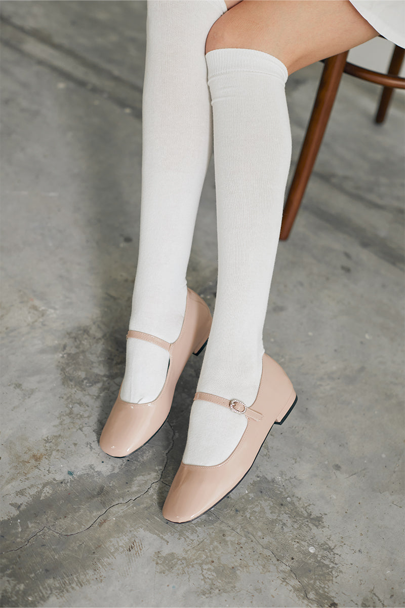 Noa Maryjane Flats in Nude - Image 5