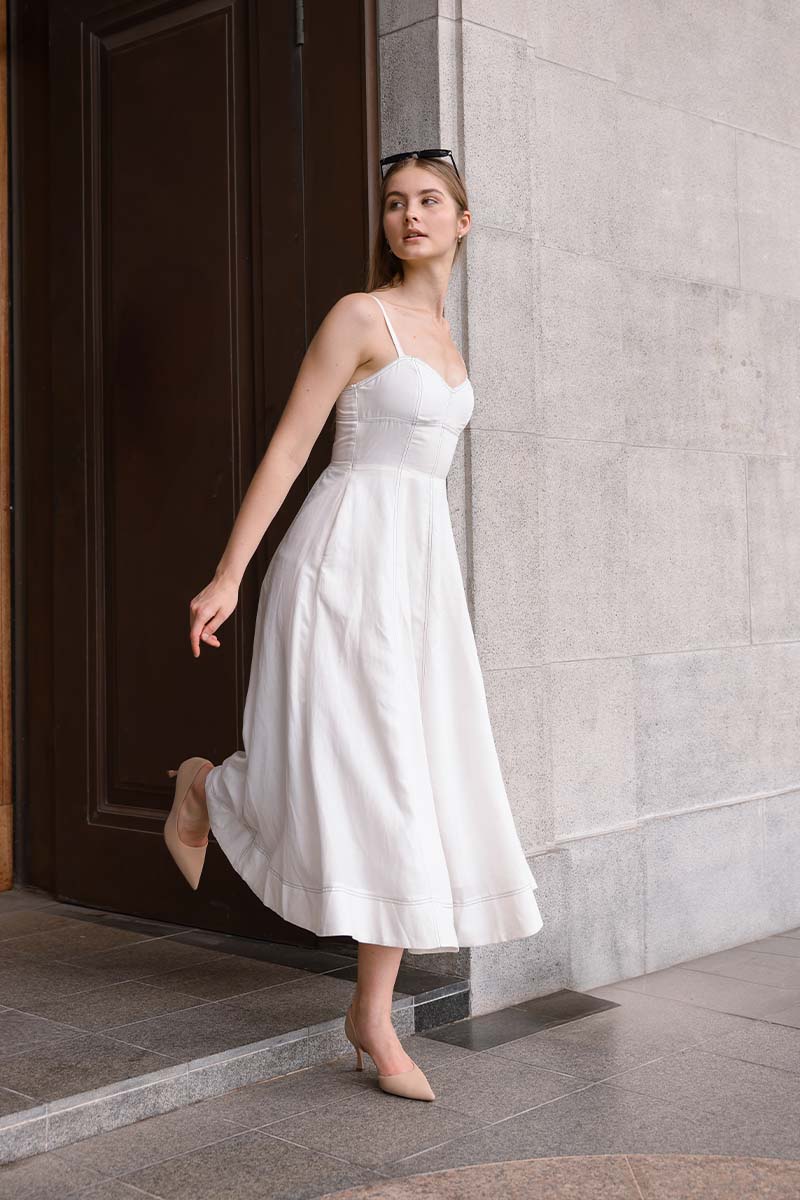 Nyra Cloud Heels in Nude - Image 6