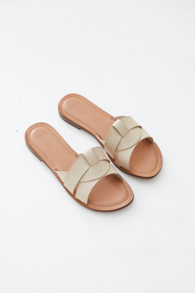 Reika Interlocking Sliders in Cream - Image 6