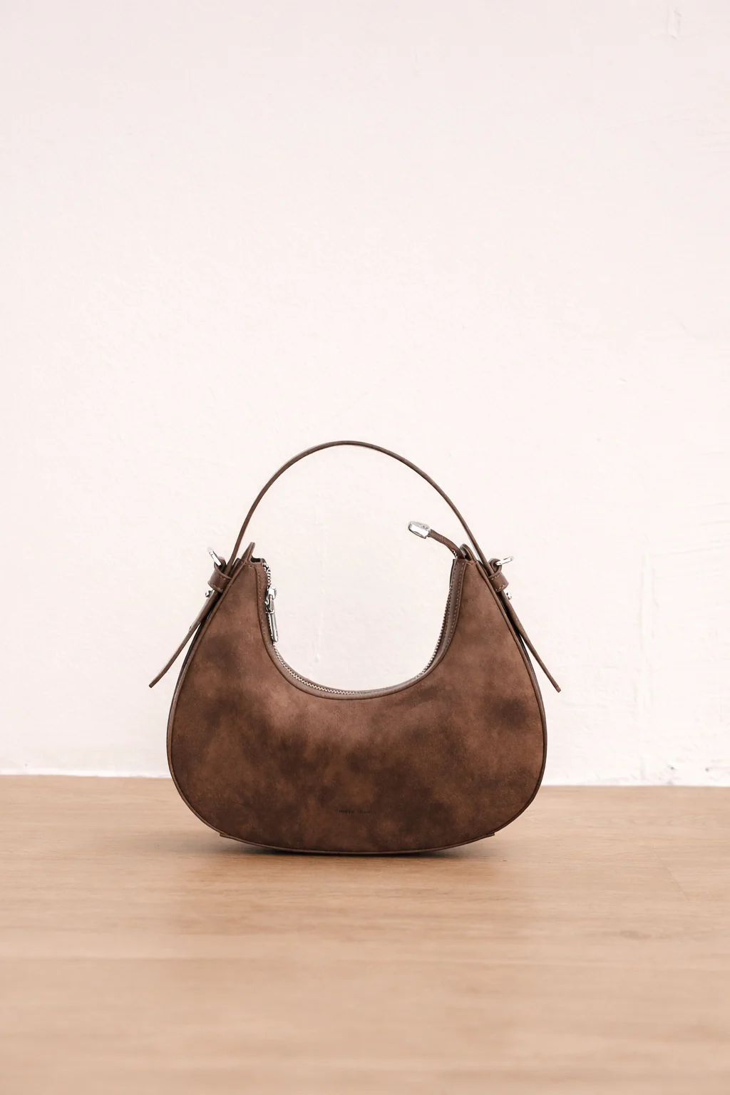 Reunion Tuan Crescent Bag in Chocolate Brown - Image 5