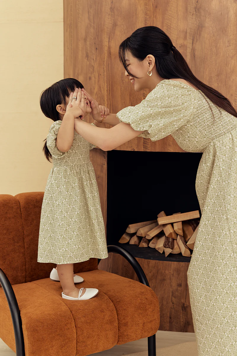 Rianna Kids Pearl Flats in Cream - Image 3