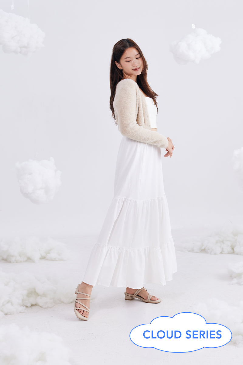 Rosalie Strappy Cloud Heels in Greige - Image 2