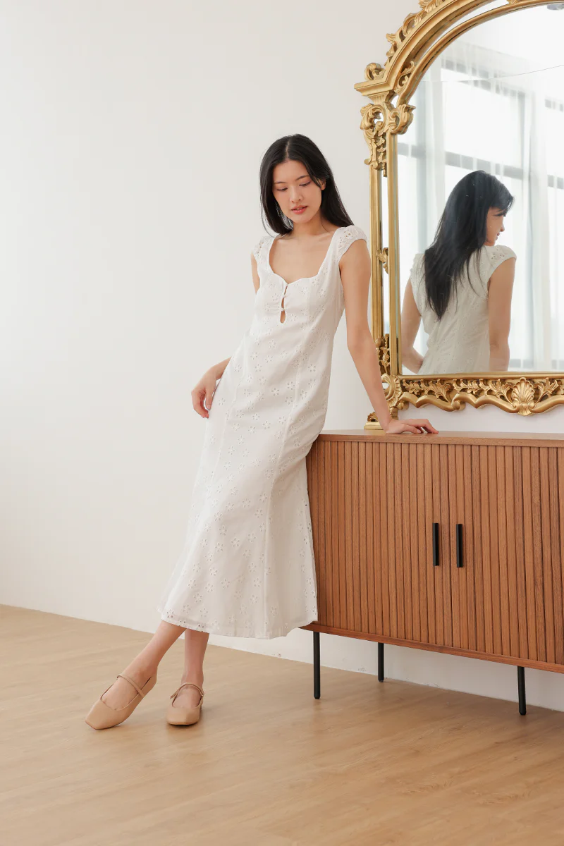 Rosavie Charmé Maryjane Flats in Nude - Image 3