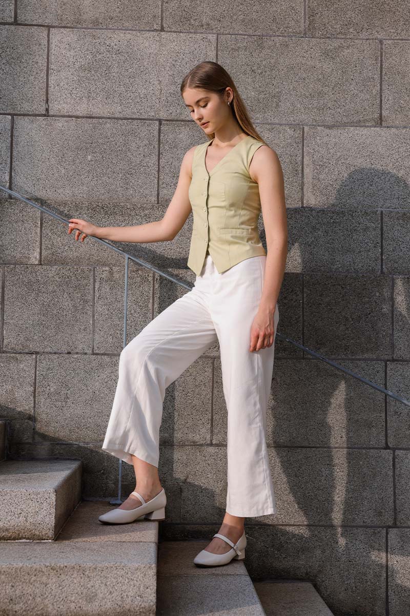 Roxxy Cloud Maryjane Heels in Cream - Image 6