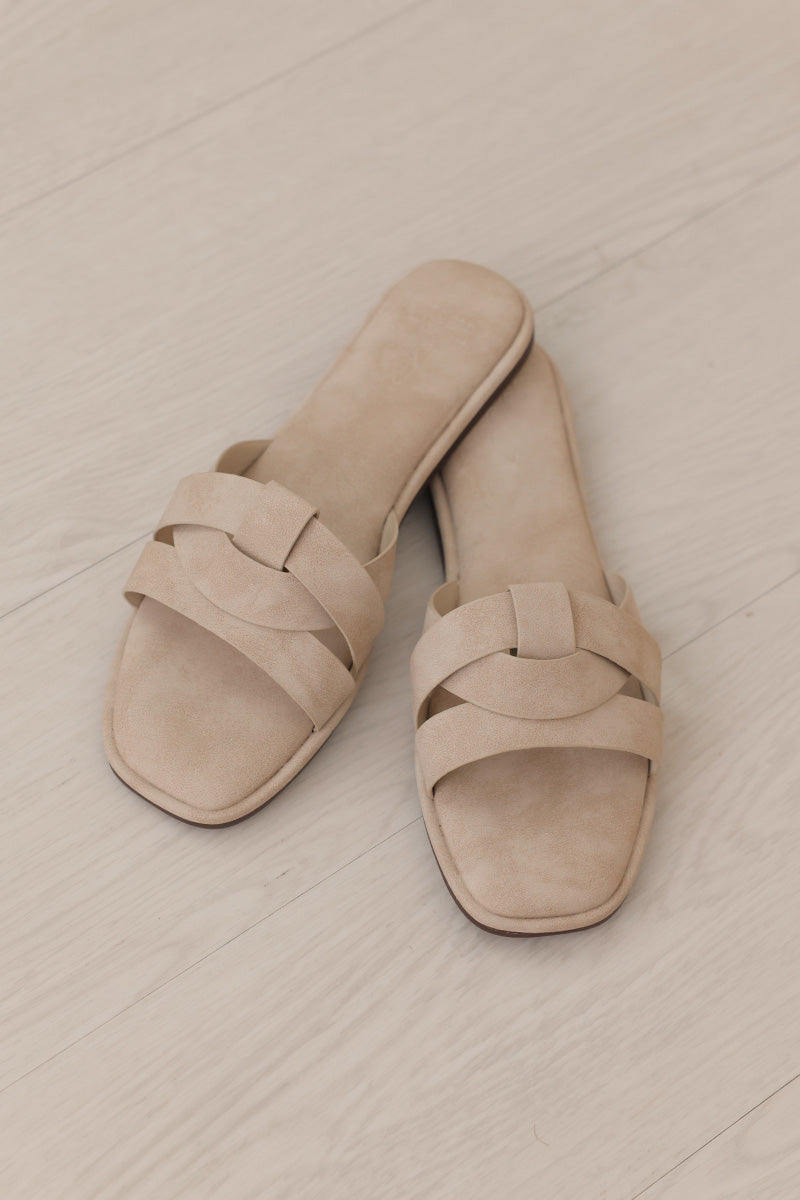 Ruka interlocking Cloud Sliders in Taupe - Image 6
