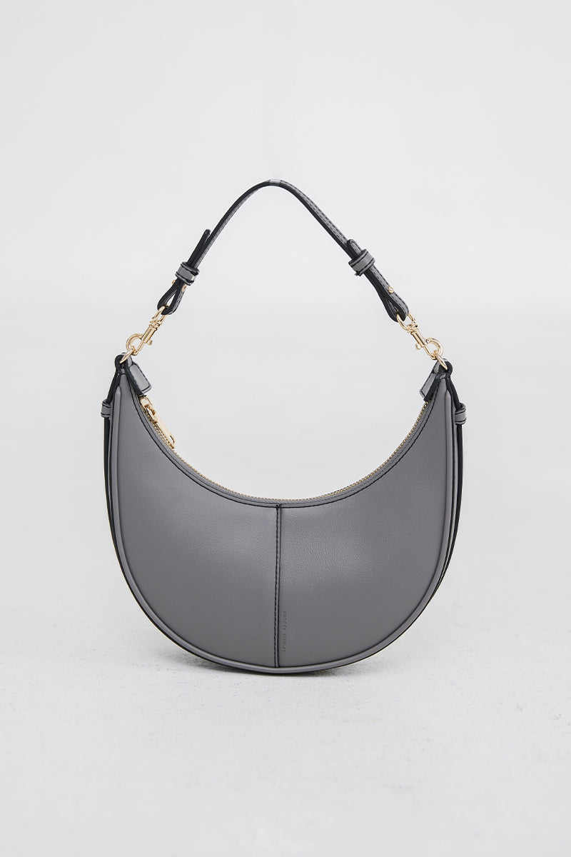 Selene Crescent Bag in Cement - Image 6