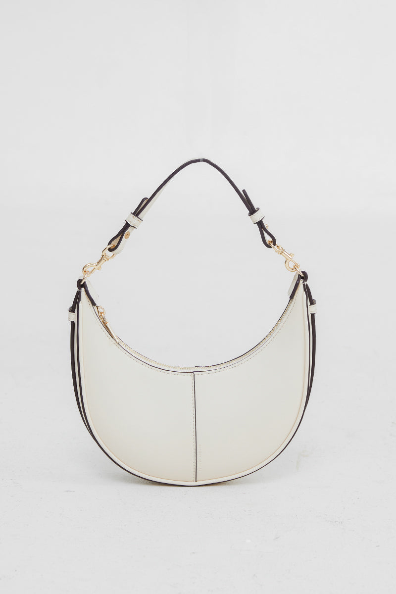 Selene Crescent Bag in Cream - Image 5