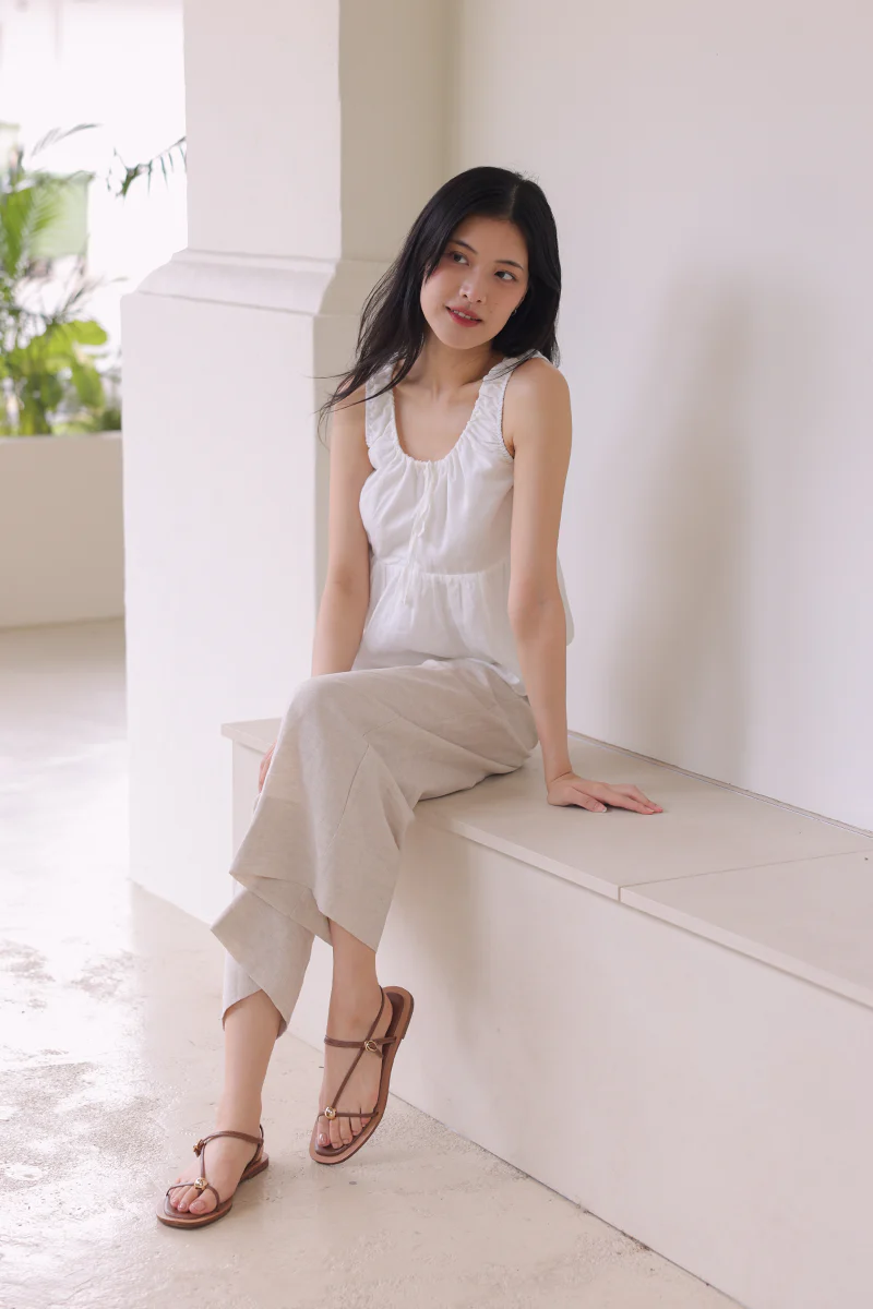 Seraphine Strappy Sandals in Mocha