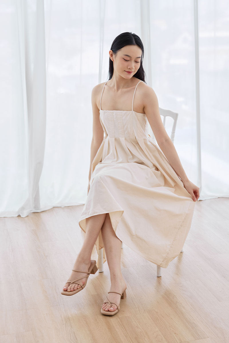 Sonder Strappy Cloud Heels in Nude - Image 6