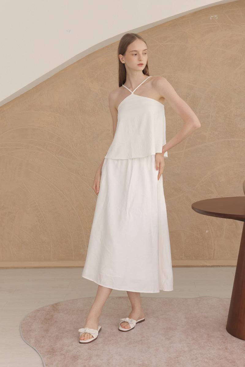 Soren Bow Sliders in Cream - Image 4