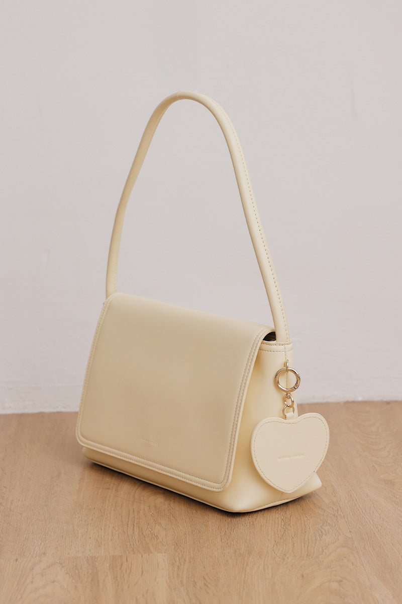 Sydney Shoulder Bag in Butter Yellow - Image 5