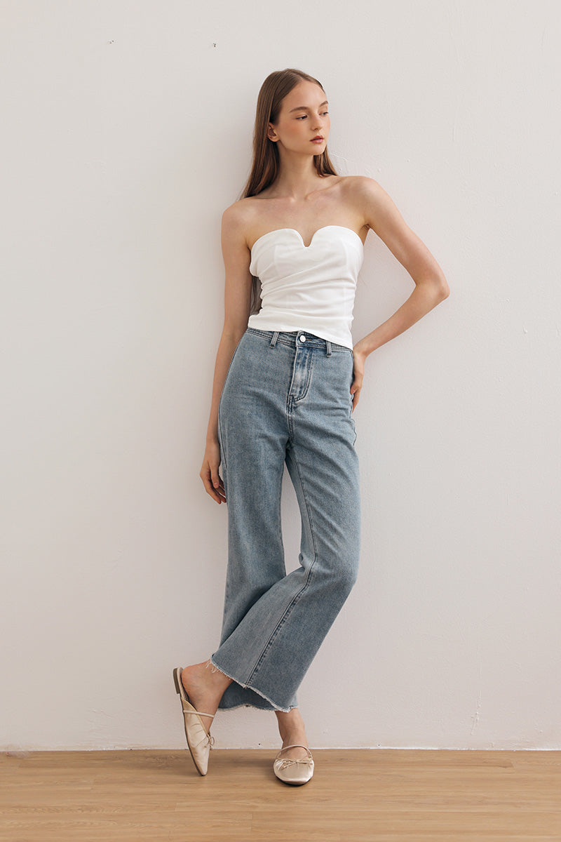 Vetta Bow Slip-On Mule in Cream - Image 2