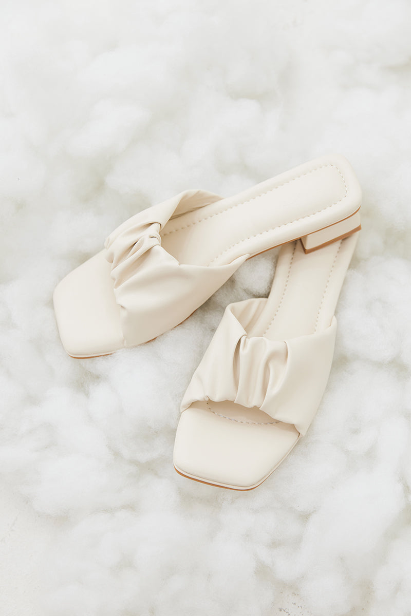 Willette Cloud Heels in Cream - Image 5