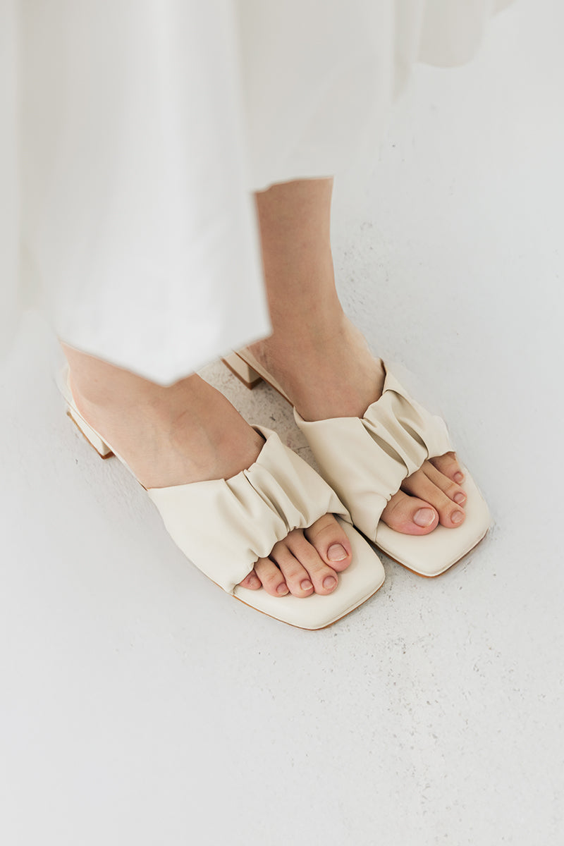 Willette Cloud Heels in Cream - Image 7