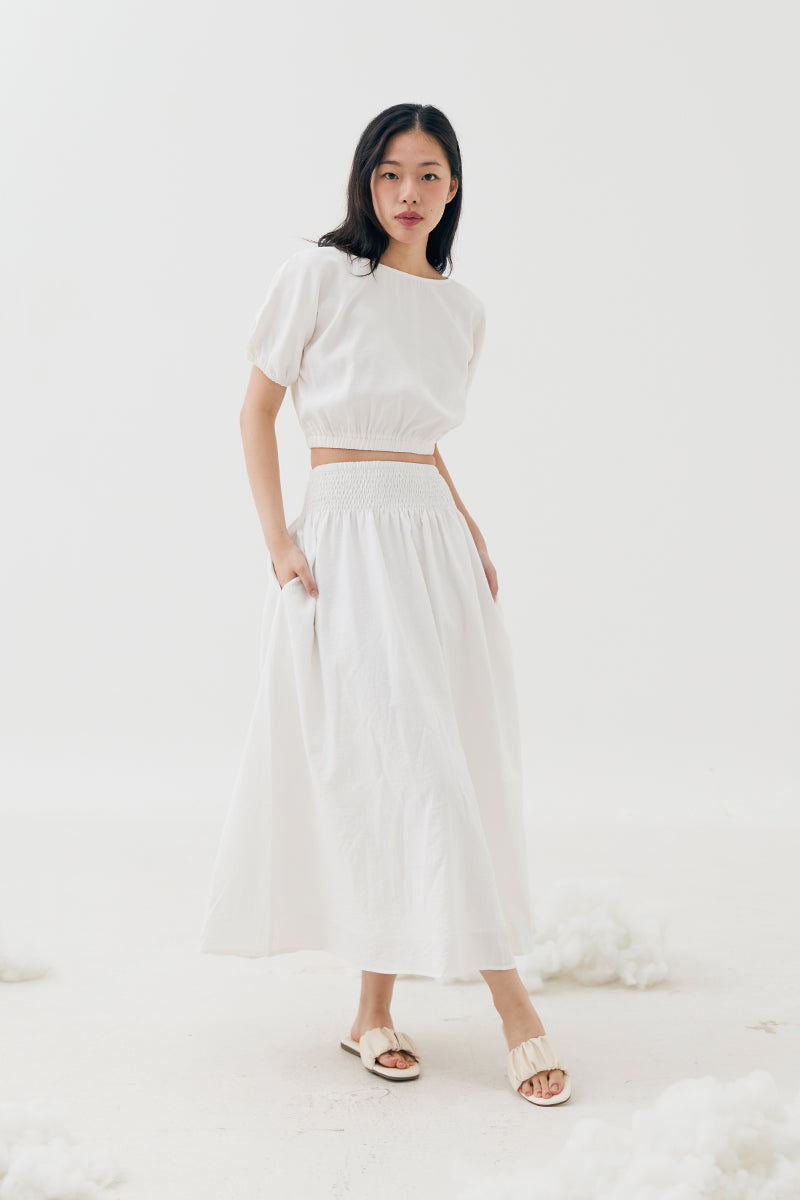 Willow Cloud Sliders in Cream - Image 2