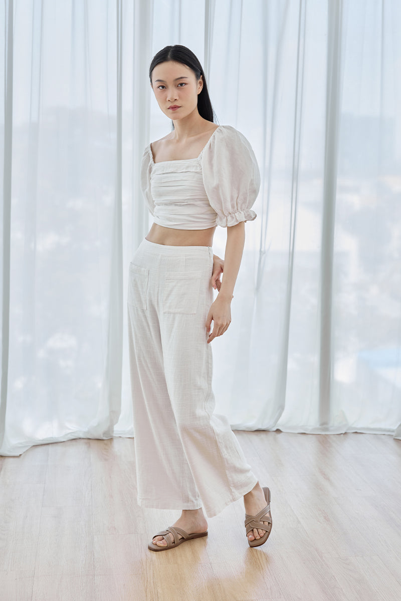 Yuna Interlocking Cloud Sliders in Taupe - Image 3