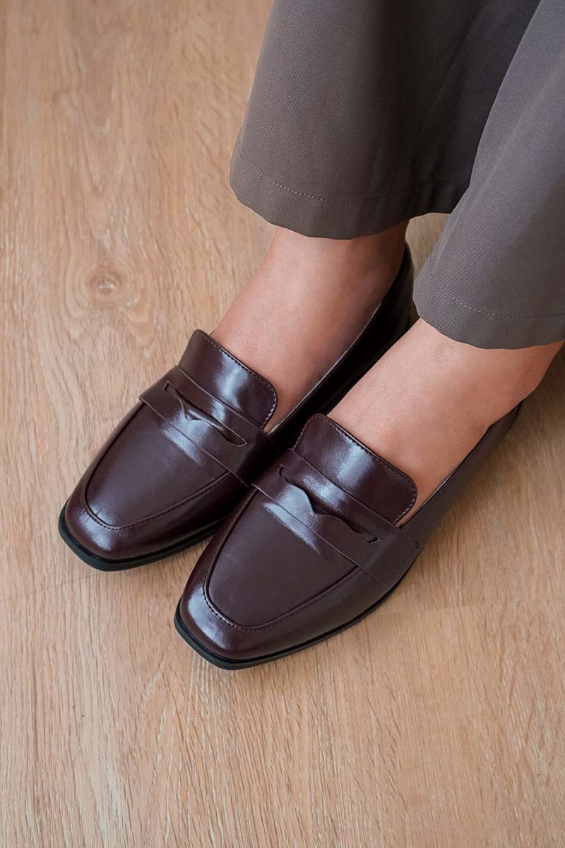 Zynelle Loafers in Dark Roast - Image 2
